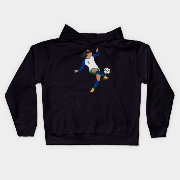 Kick Like a Girl Kids Hoodie by Feanor Designs